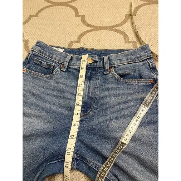 Gap High Rise Stride Ankle medium indigo wide leg jeans, size 25/ 0 - Picture 8 of 12